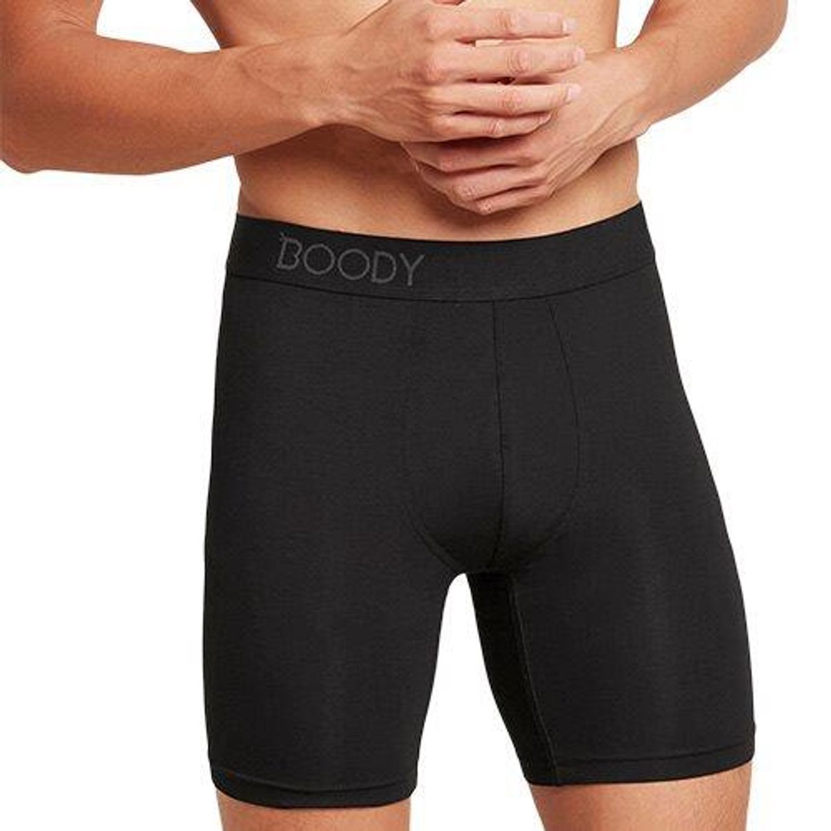 Boody Men´s Everyday Longer Boxers sort str. XL