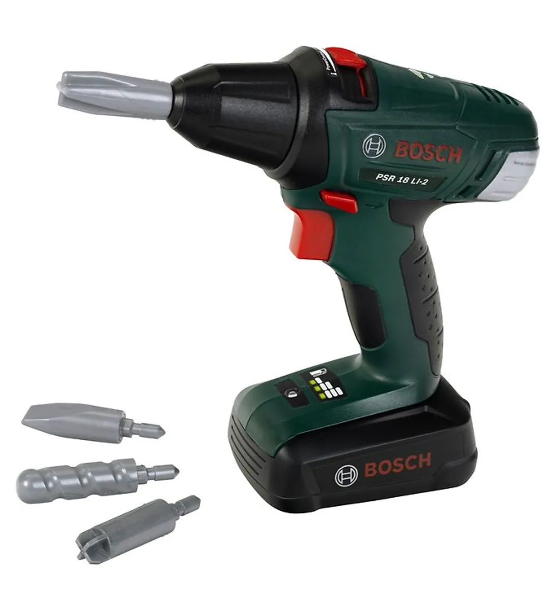 Bosch Mini Stor Skruemaskine m. Lys/Lyd - Legetøj - Grøn