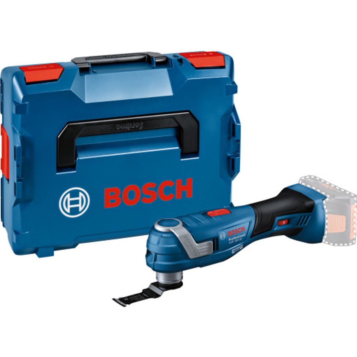 Bosch multicutter GOP 18V-34 Starlock, solo, i L-Boxx