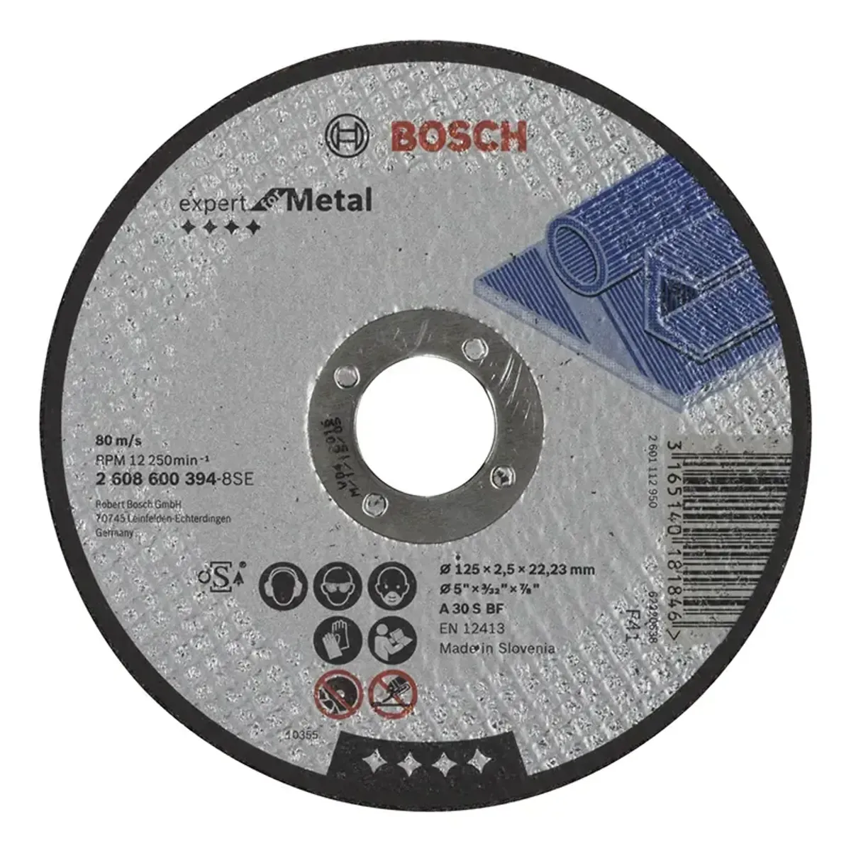 Bosch Skæreskive 125x2,5 Metal - 2608600394