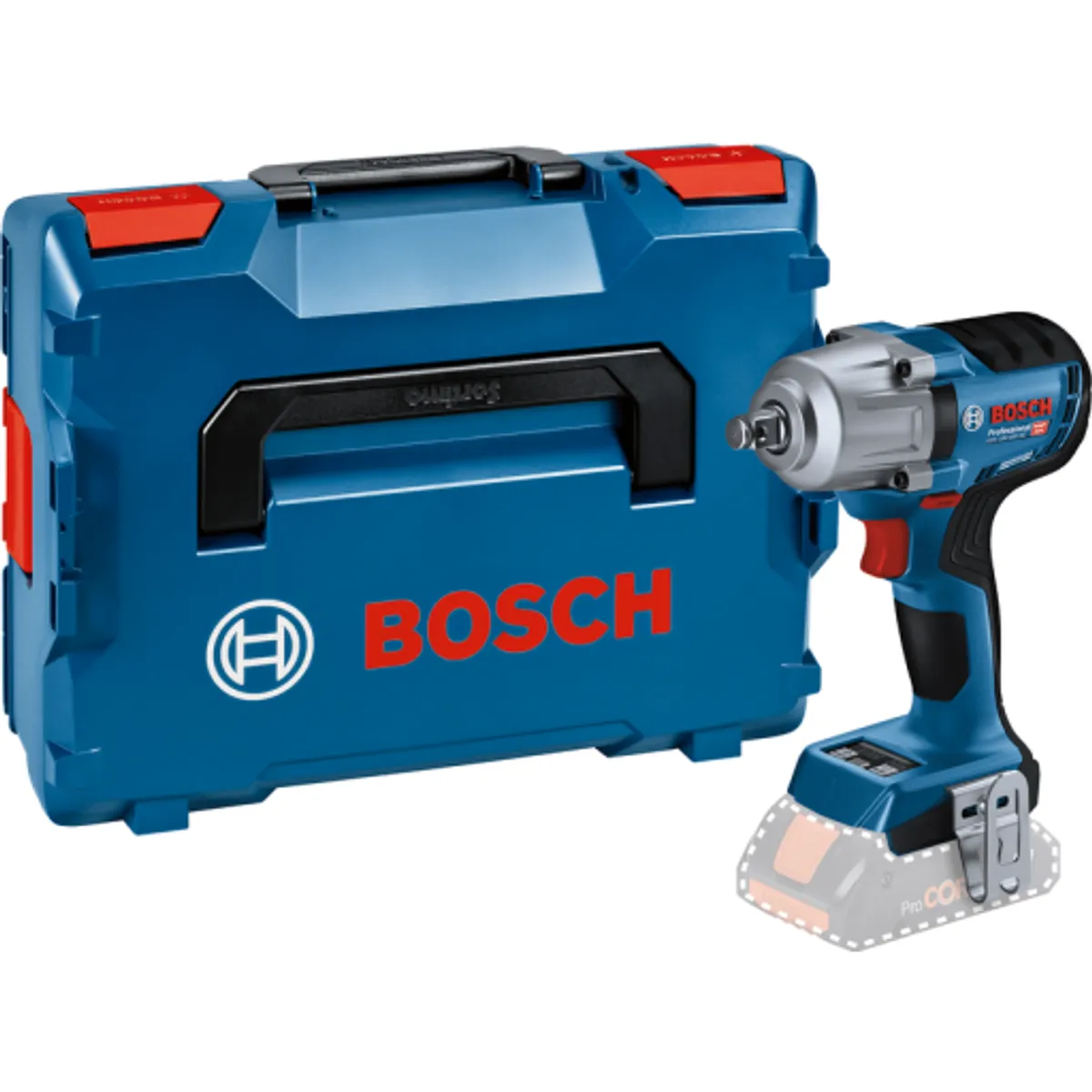 Bosch slagnøgle GDS 18V-450HC, solo, L-Boxx