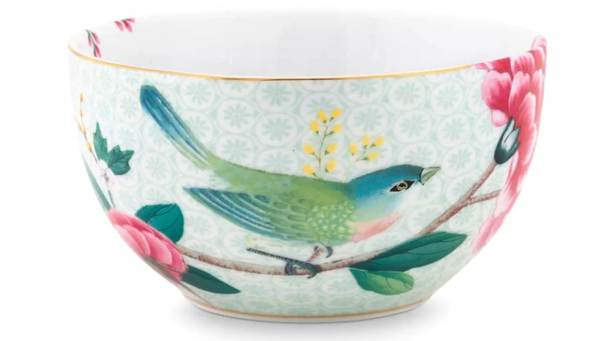 Bowl Blushing Birds White 12cm