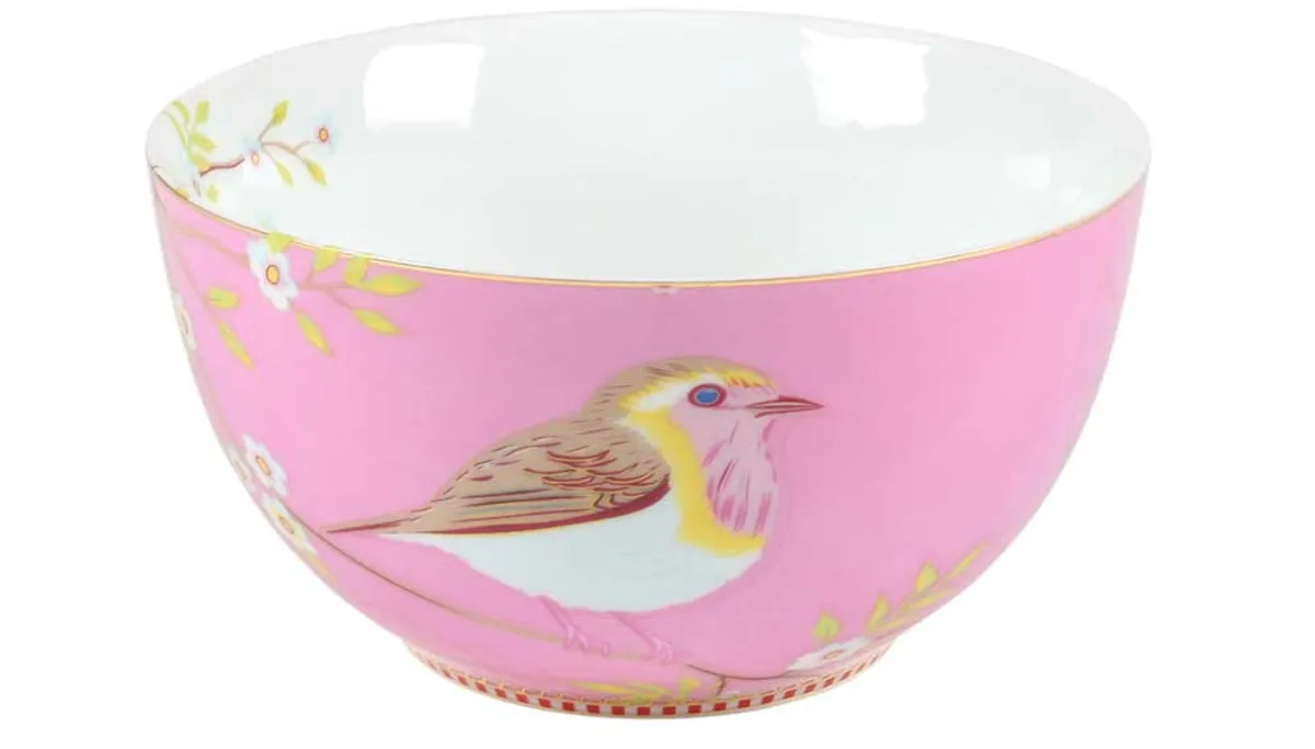 Bowl Early Bird Pink 15cm