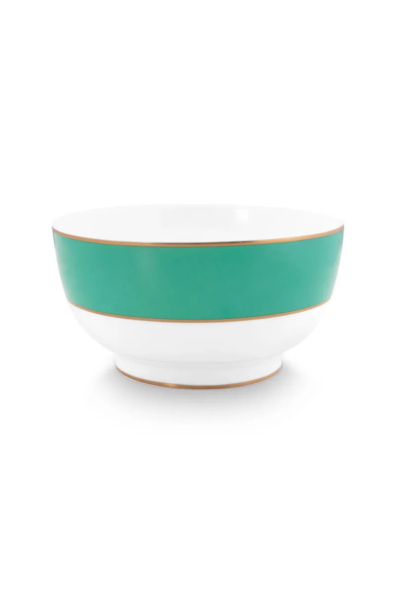 Bowl Pip Chique Gold-Green 20.5cm