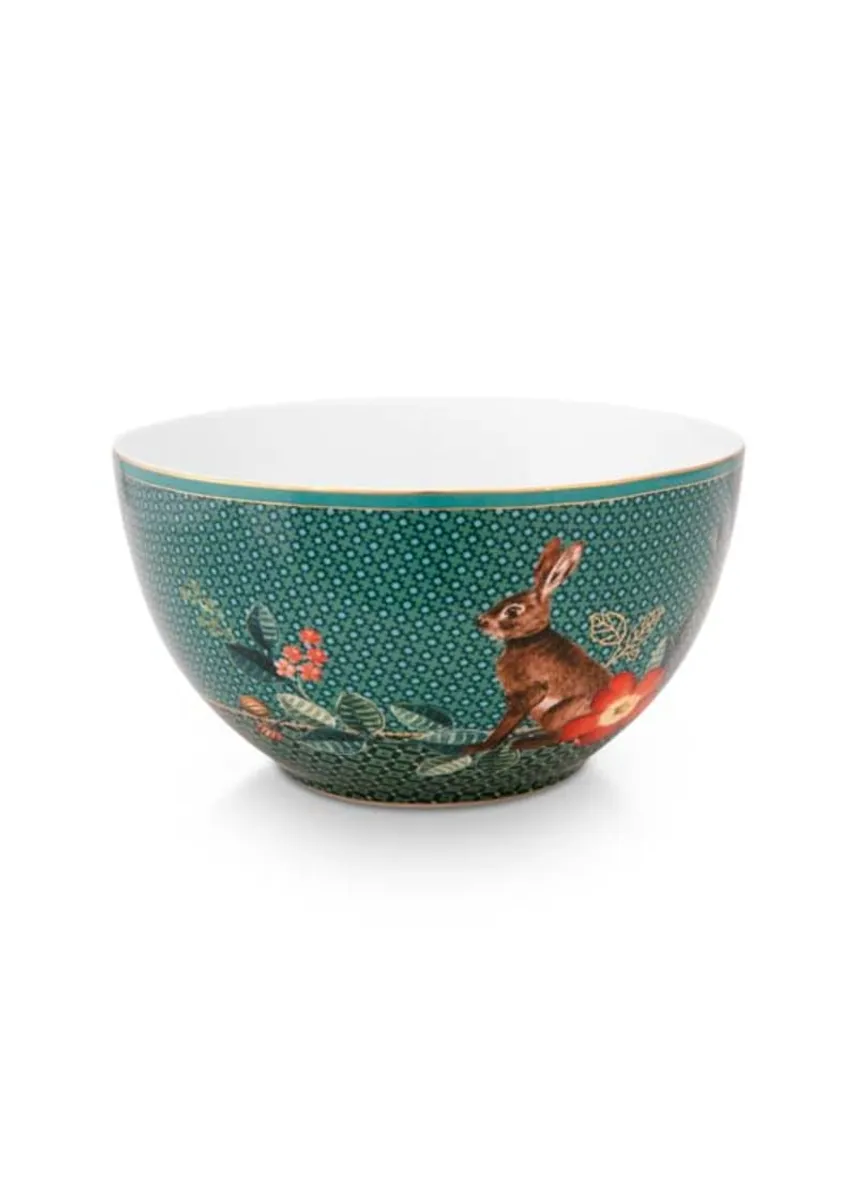 Bowl Winter Wonderland Squirrel Green 15cm