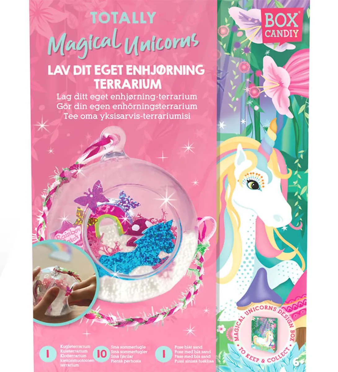 BOX CANDIY Kreasæt - Terrarium Art - Totally Magical Unicorns