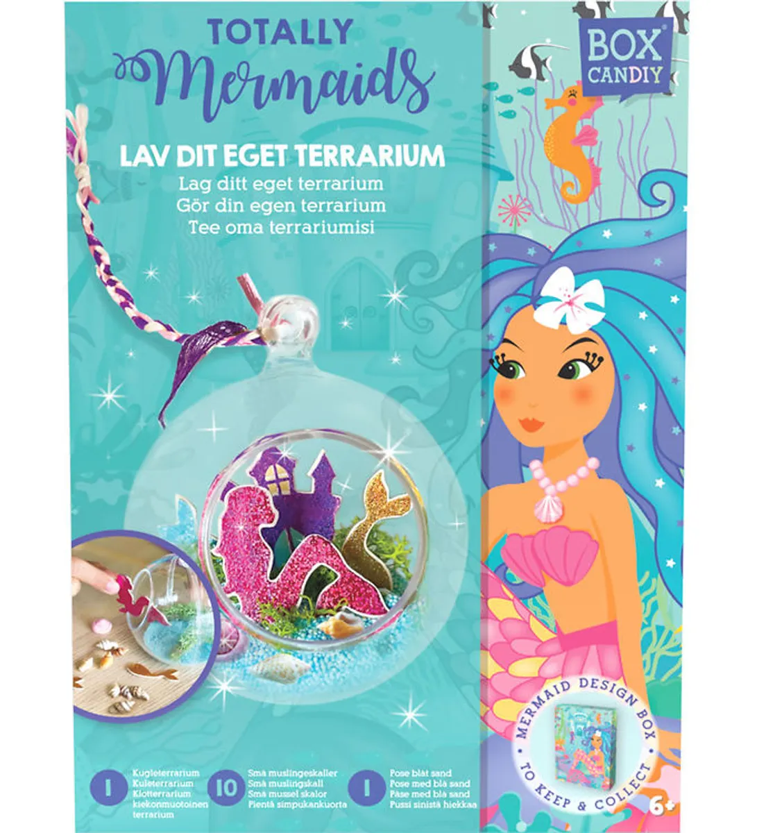 BOX CANDIY Kreasæt - Terrarium Art - Totally Mermaids