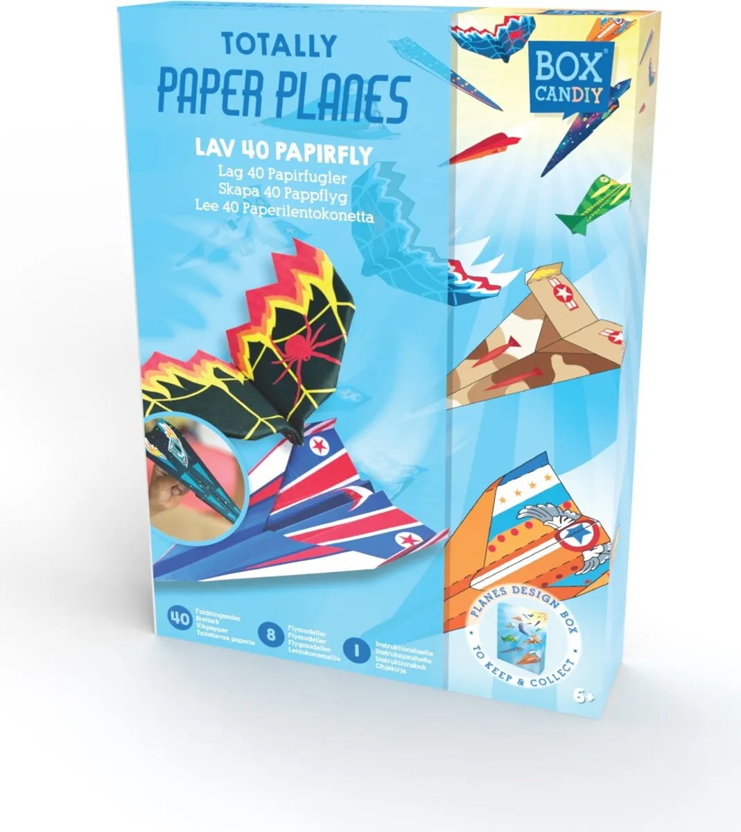 Box Candiy - Paper Airplanes Art - Totally Paper Planes - (bc-1915)