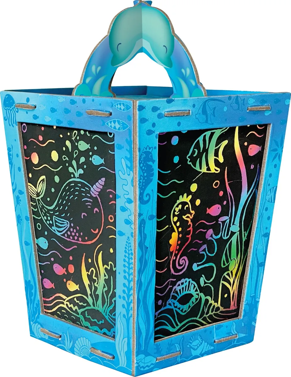 Box Candiy - Scratch Art Lantern - Totally Twilight Sea - (bc-1924)