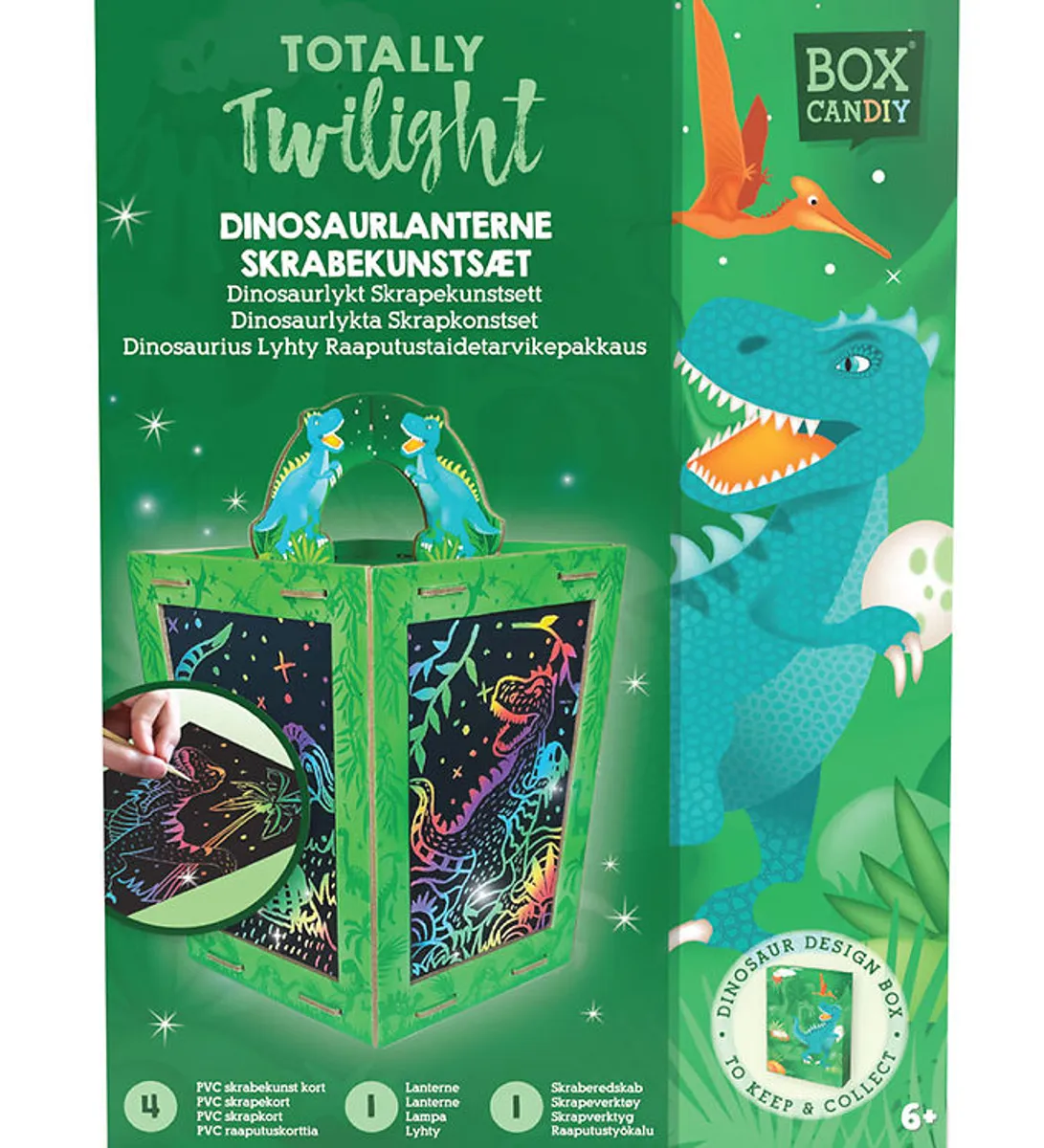 BOX CANDIY Skrabekunst-sæt - Totally Twilight Dinosaur