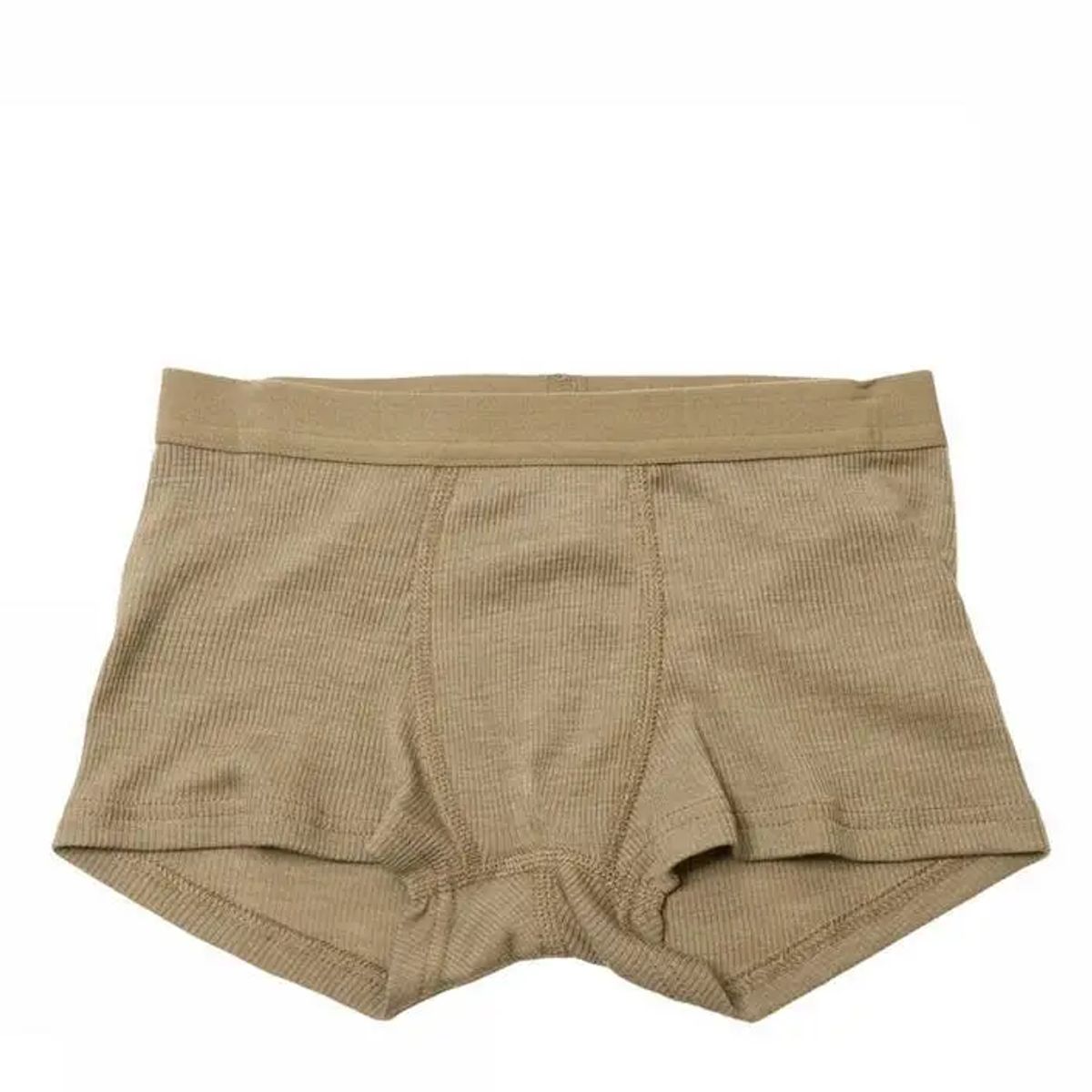 Boxershorts i beige uld-silke