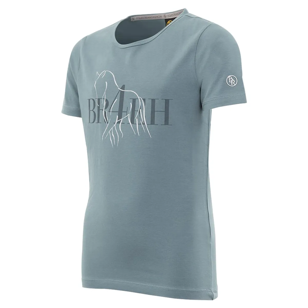 BR 4EH T-shirt Blå-grøn 128