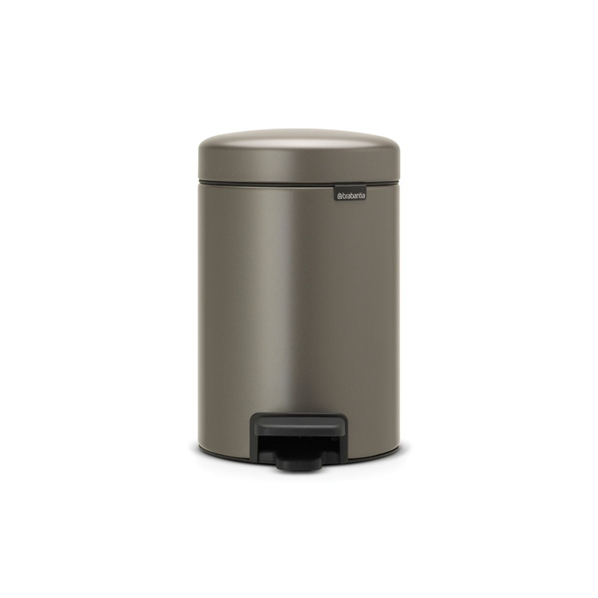 Brabantia NewIcon Pedalspand 3 liter - Platinum