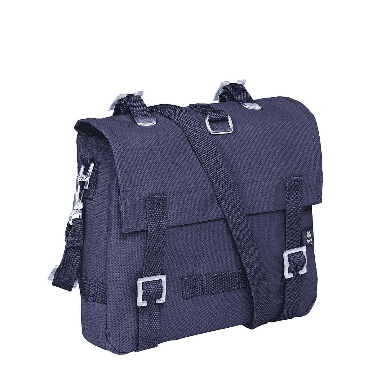 Brandit Lille Canvas Skuldertaske Navy