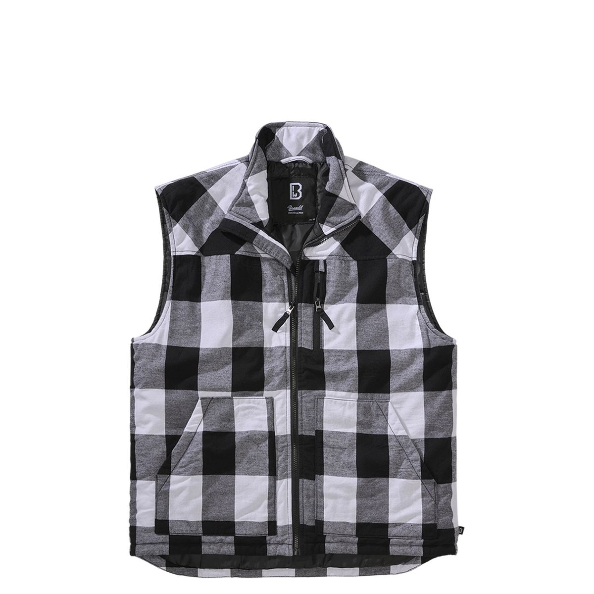 Brandit Lumber Vest Hvid / Sort