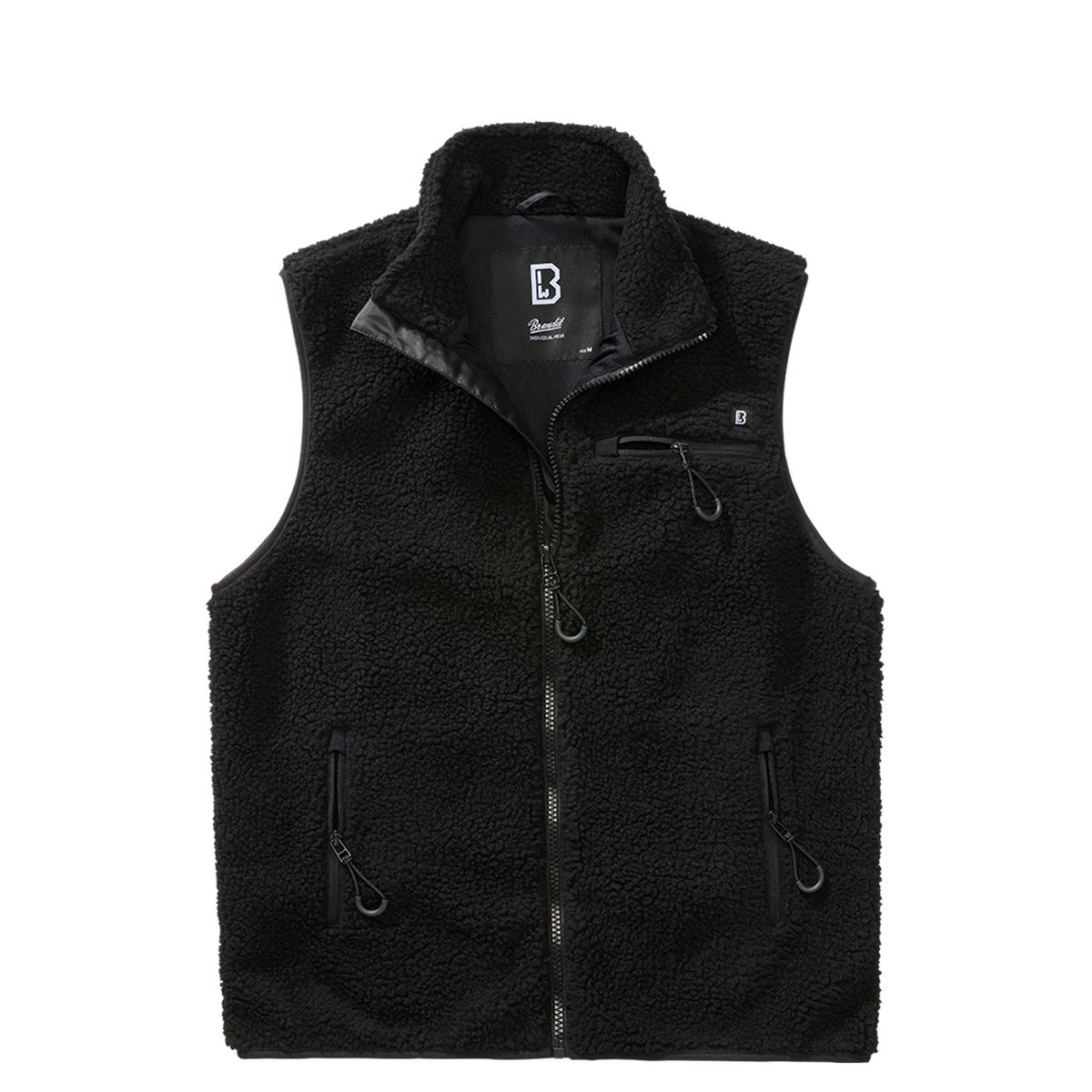 Brandit Teddyfleece Vest Herre Sort