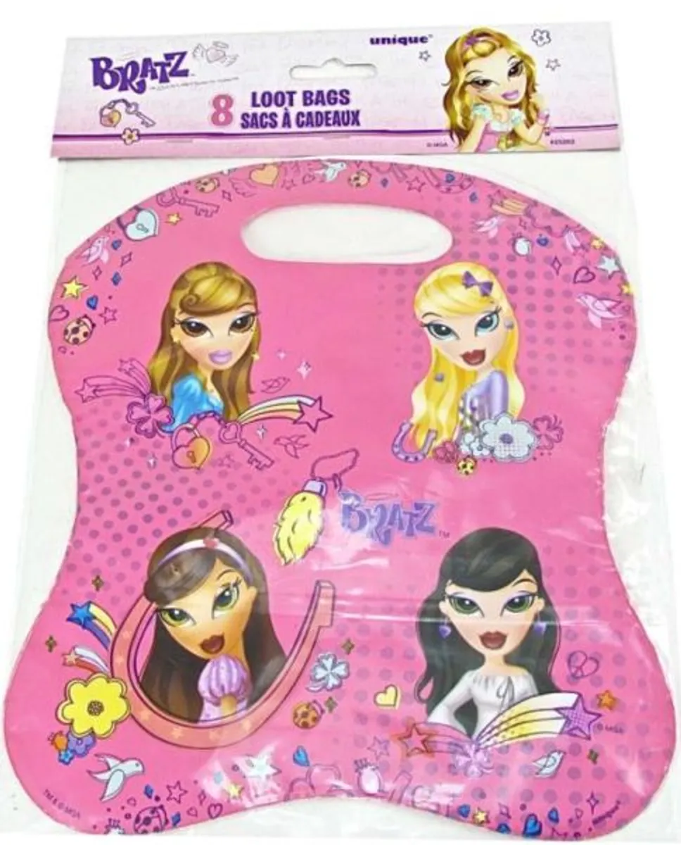 BRATZ - Favor Loot Bags Pink - Birthday Party Decoration