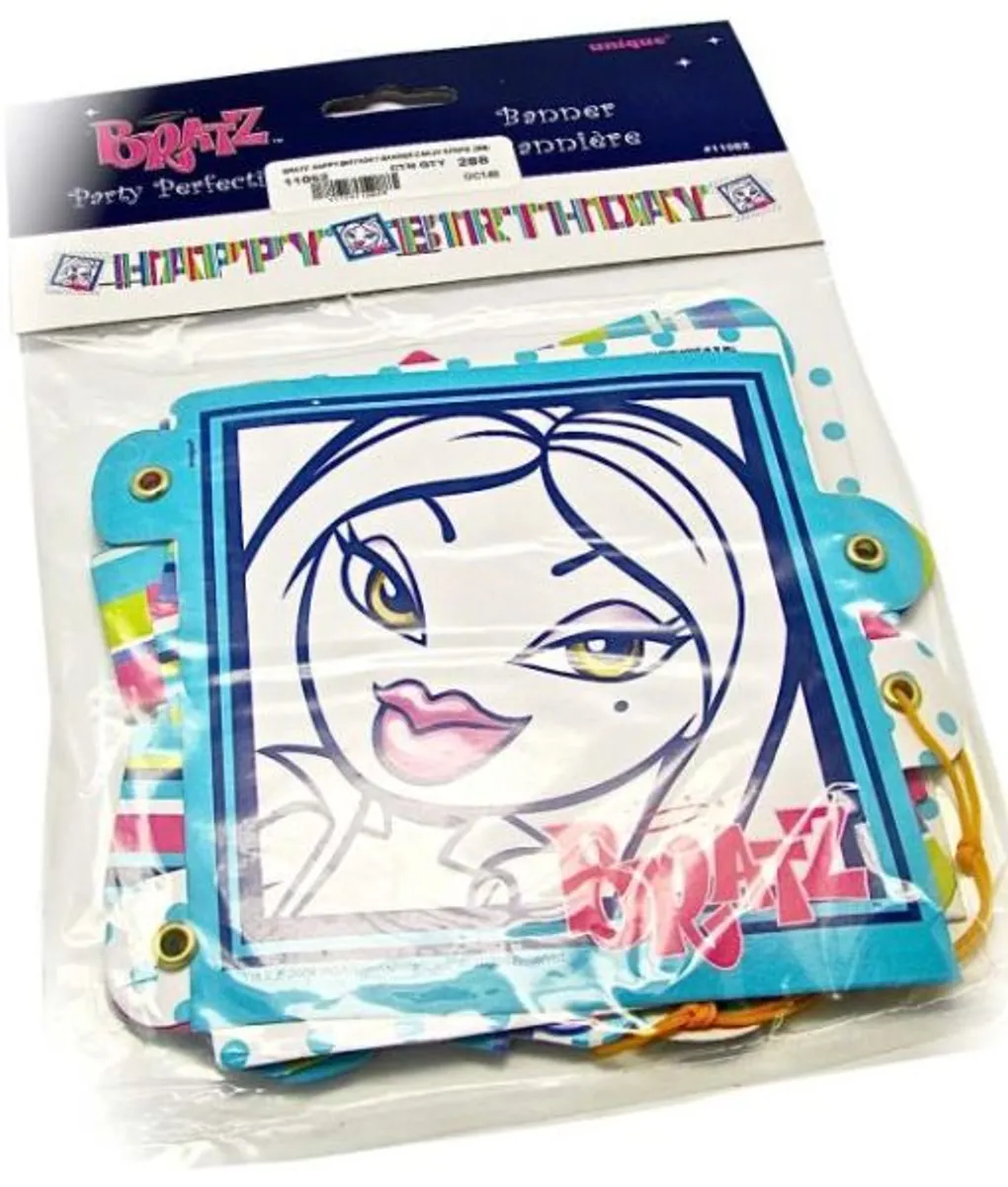 BRATZ - Happy Birthday Banner - Party - Room Decorations