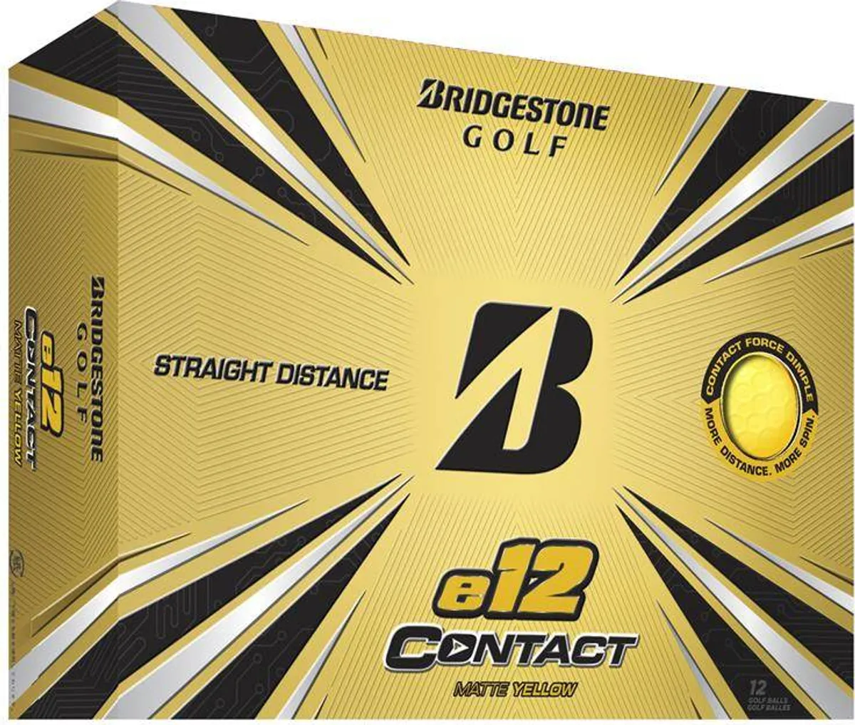 Bridgestone E12 Contact Logobolde - Gul