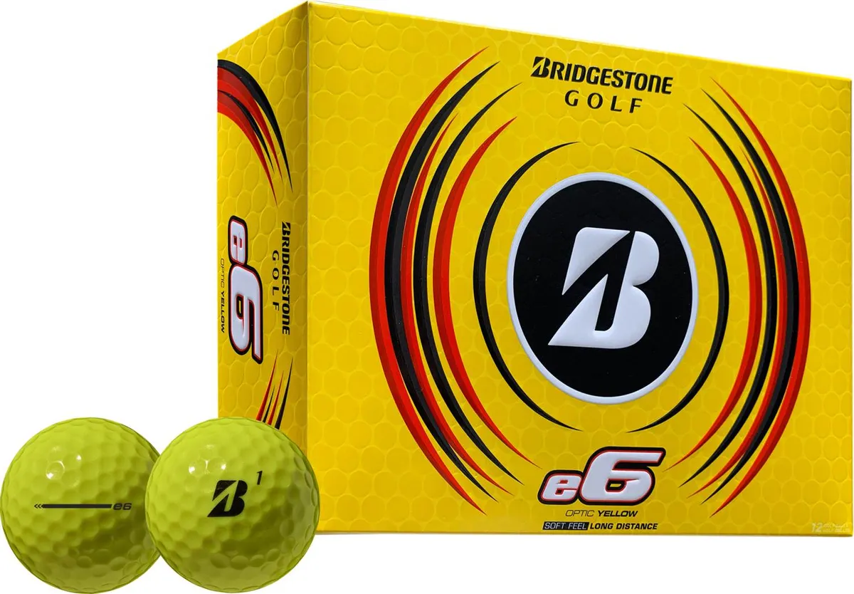 Bridgestone E6 (2023) Golfbolde - Gul