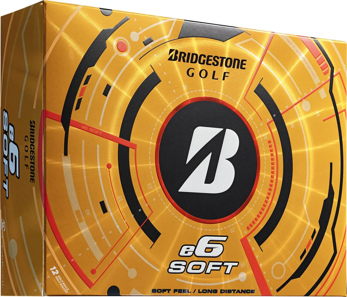 Bridgestone E6 Soft Golfbolde - Hvid