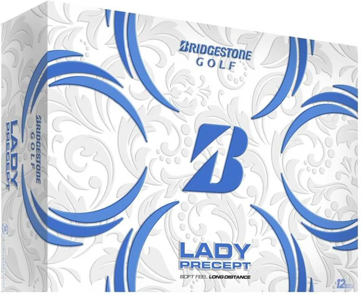 Bridgestone Precept Lady Dame Logobolde - Hvid