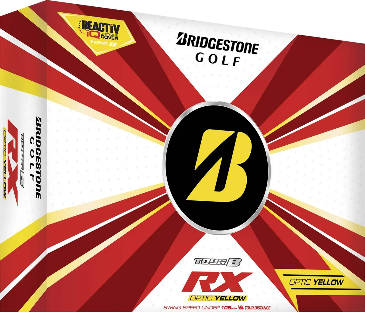 Bridgestone Tour B RX (2022) Golfbolde - Gul