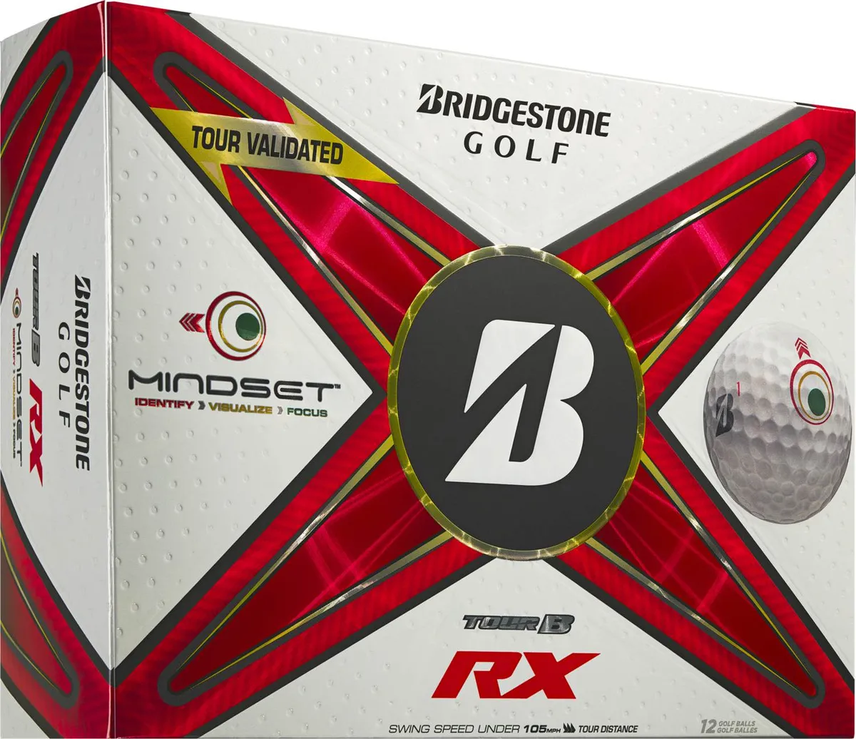 Bridgestone Tour B RX Mindset Golfbolde - Hvid