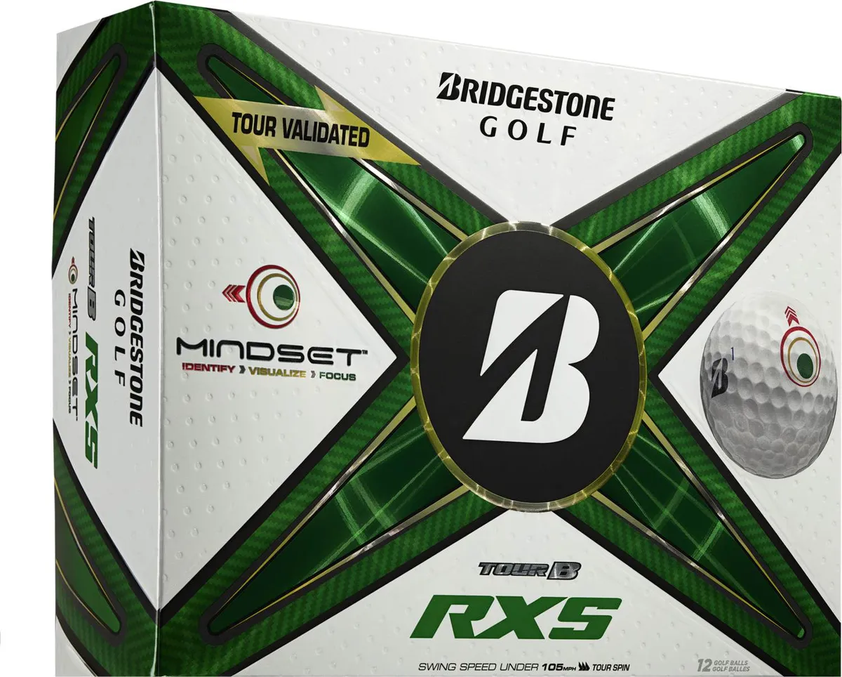 Bridgestone Tour B RXS Mindset Golfbolde - Hvid