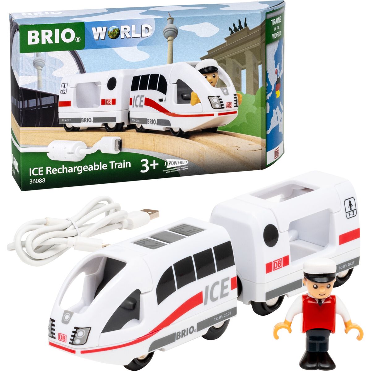 Brio World - Ice Genopladeligt Tog - 36088