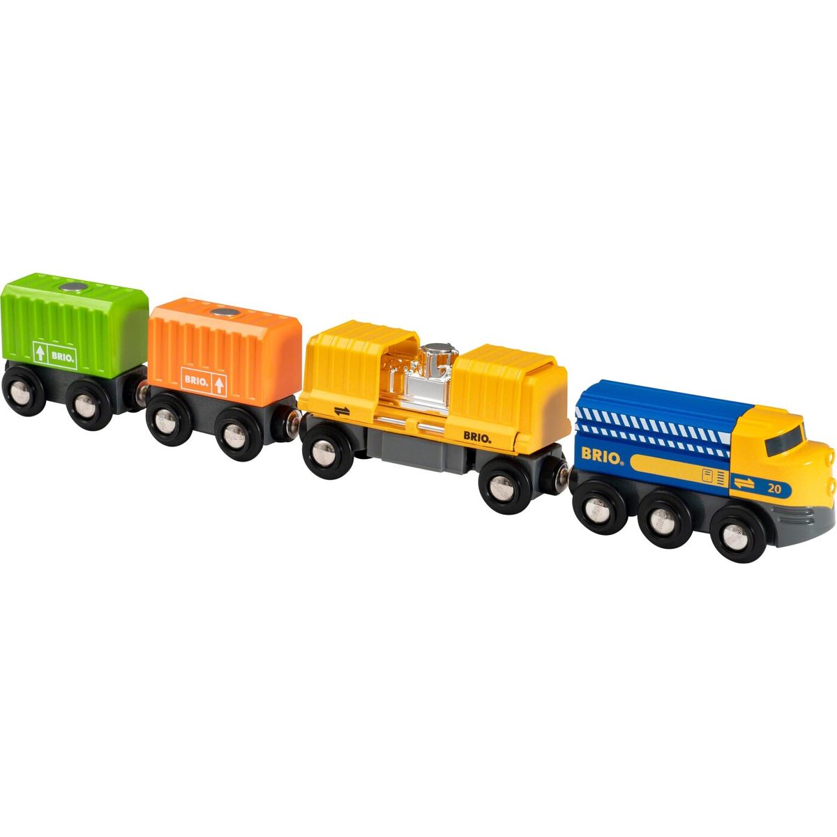 Brio World Tog - Godstog Med Tre Vogne - 33982