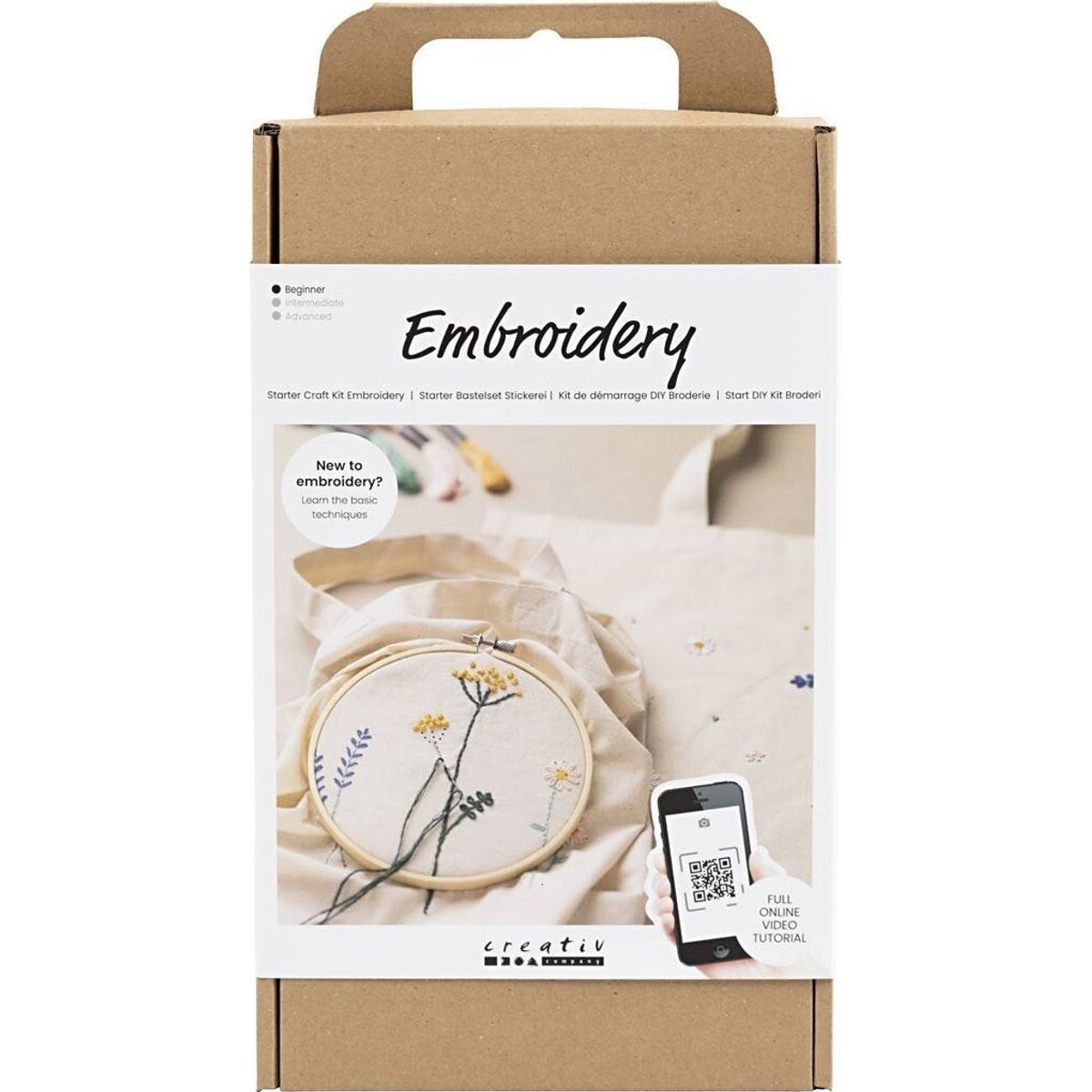 Broderi Kit Til Begynder - Diy Kit