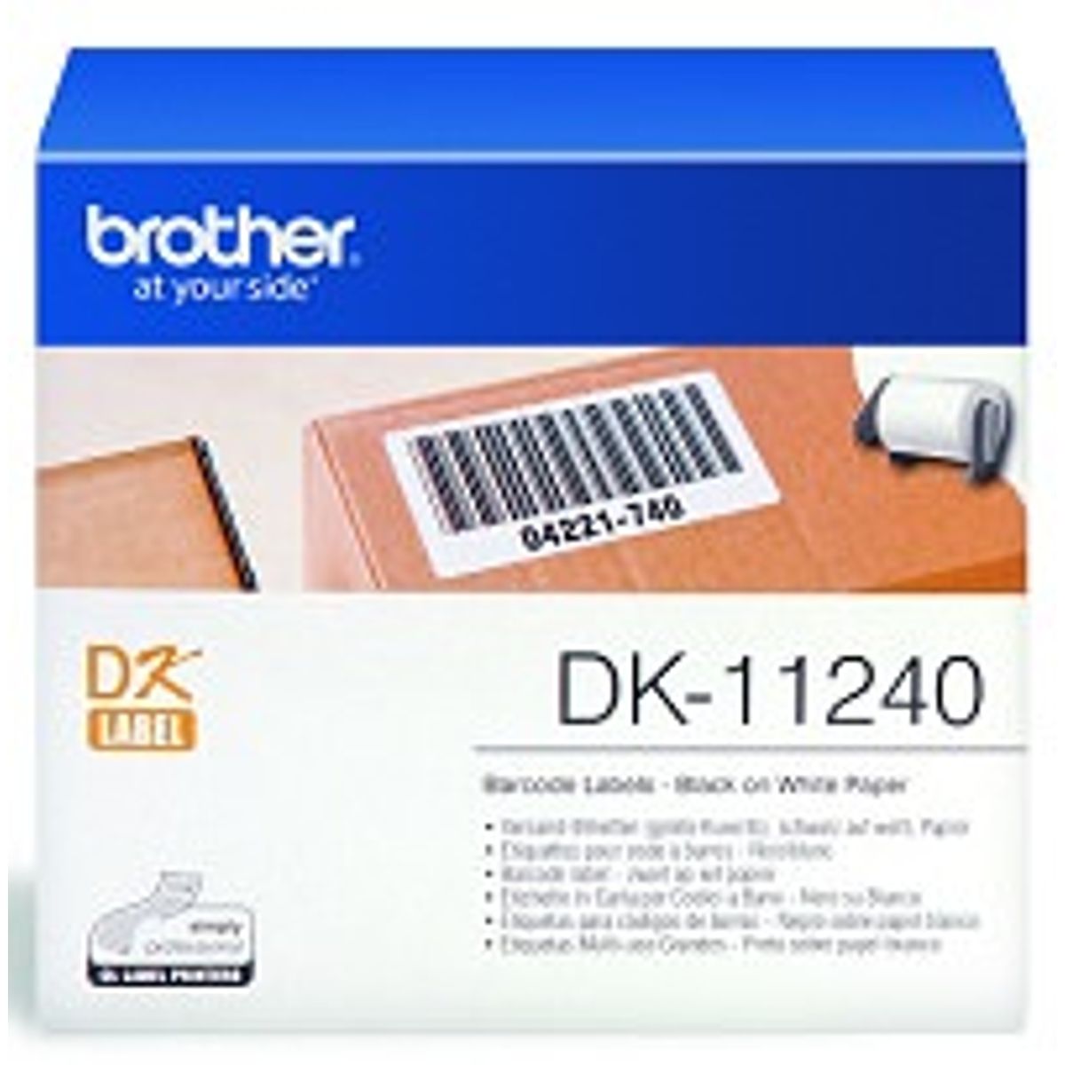 Brother DK11240 Stregkode etiketter 102x50mm