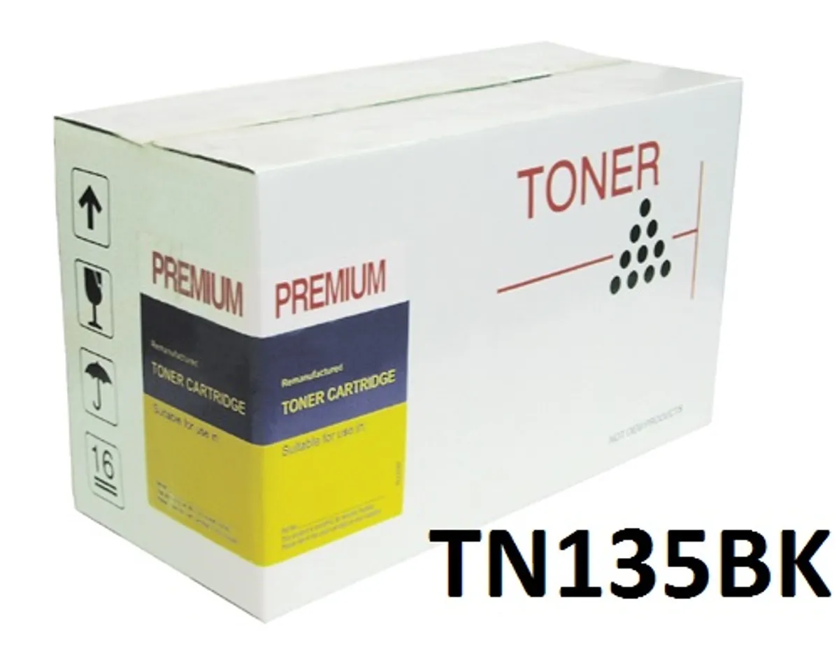 Brother TN135BK Sort toner Kompatibel