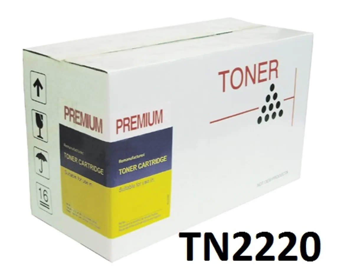 Brother TN2220 Sort Lasertoner kompatibel