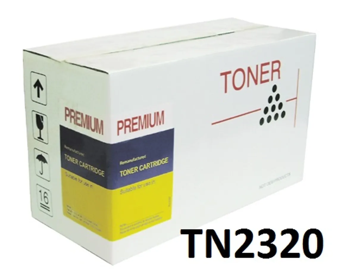 Brother TN2320 toner Sort Kompatibel