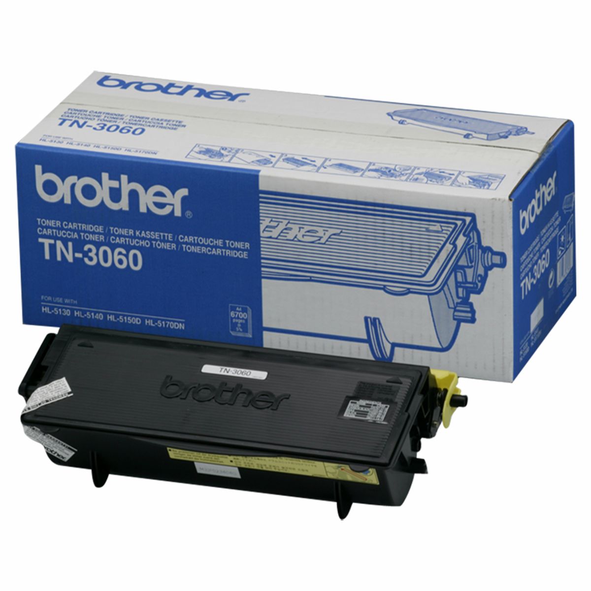 Brother TN3060 BK sort Lasertoner, Original