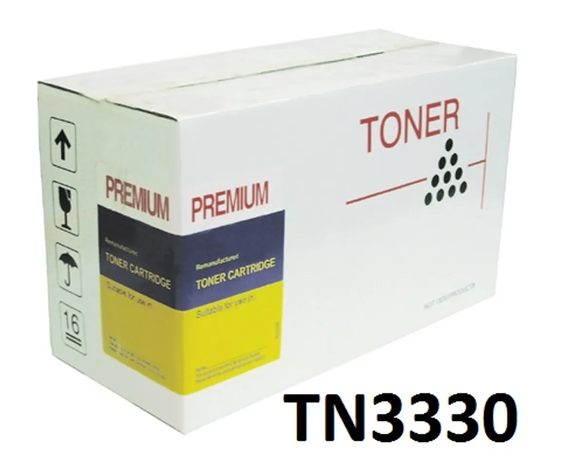 Brother TN3330 Sort Toner Kompatibel