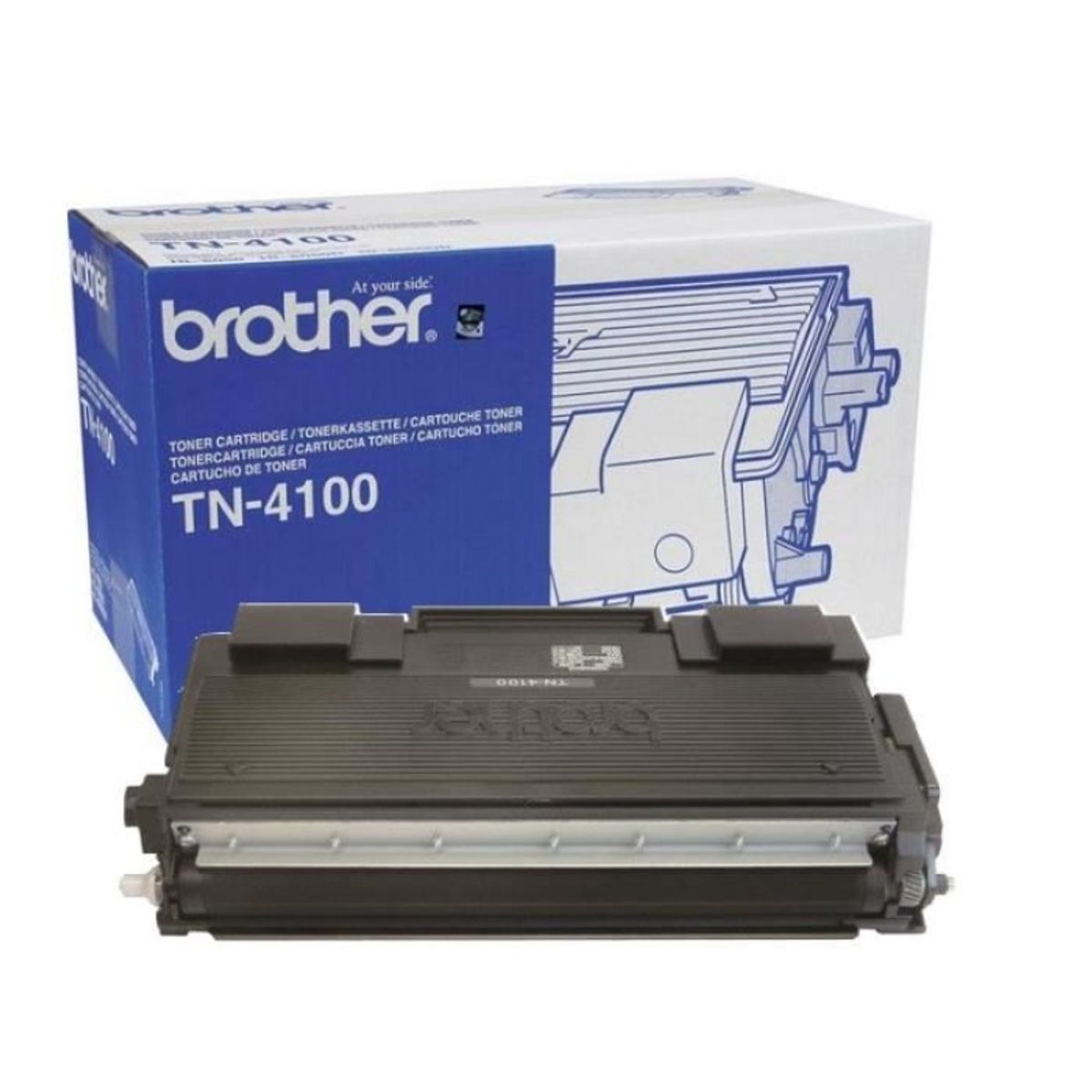 Brother TN4100 BK sort Lasertoner, Original