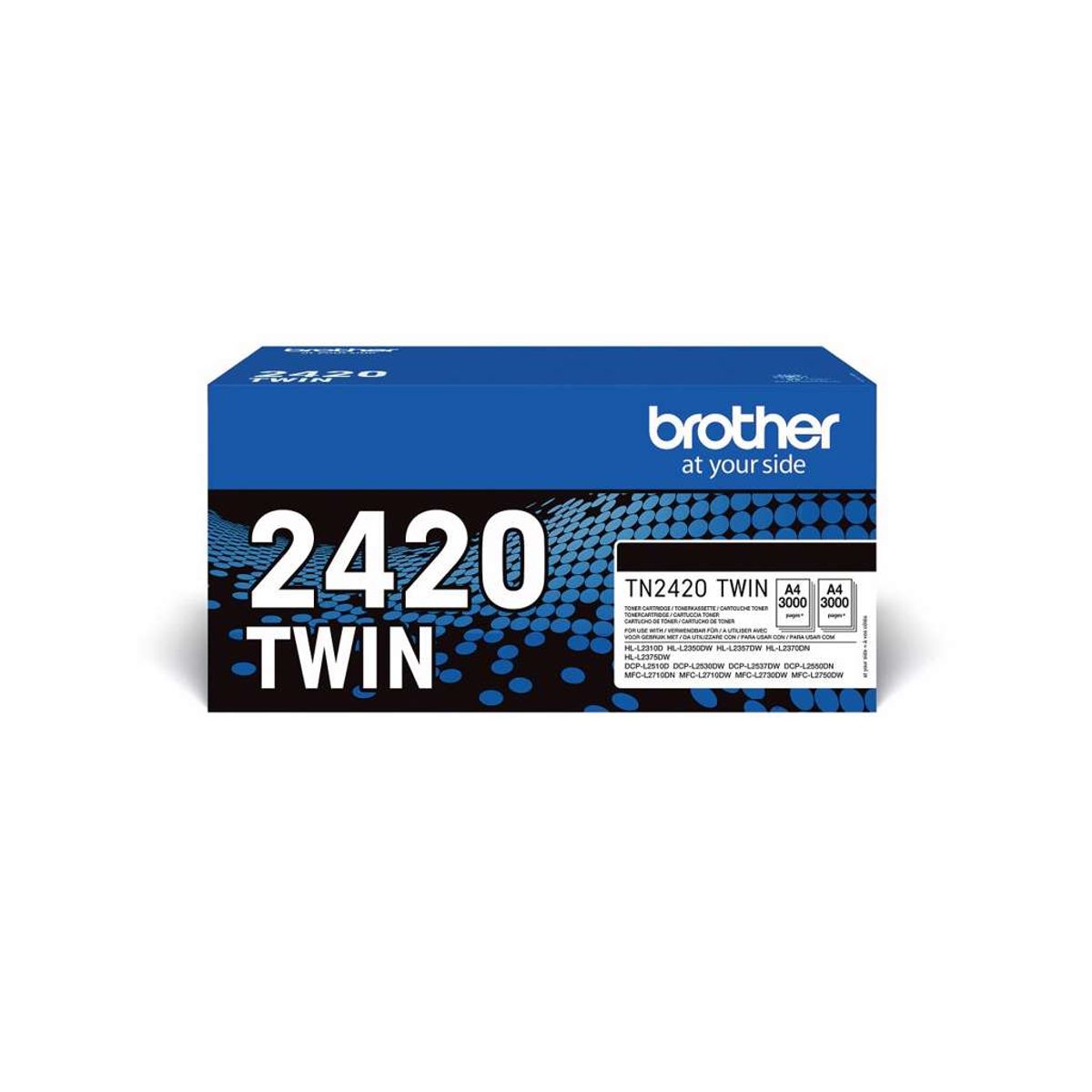 Brother Toner Tn-2420 2x Sort