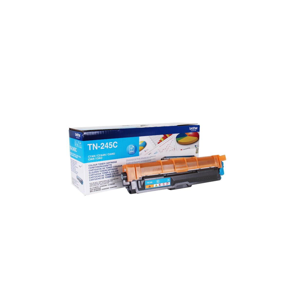 Brother Toner Tn-245c Cyan