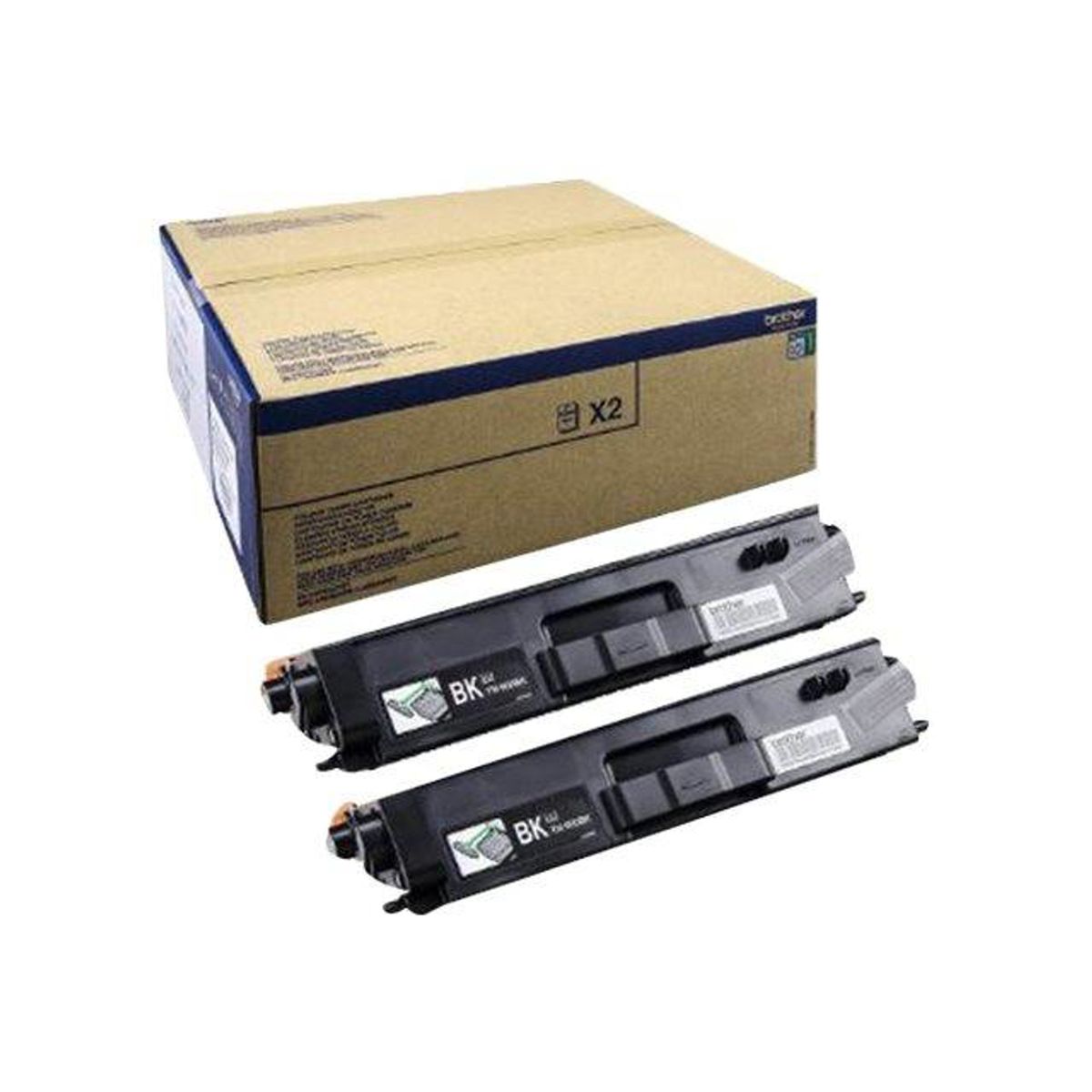 Brother Toner Tn-900bk 2x Sort