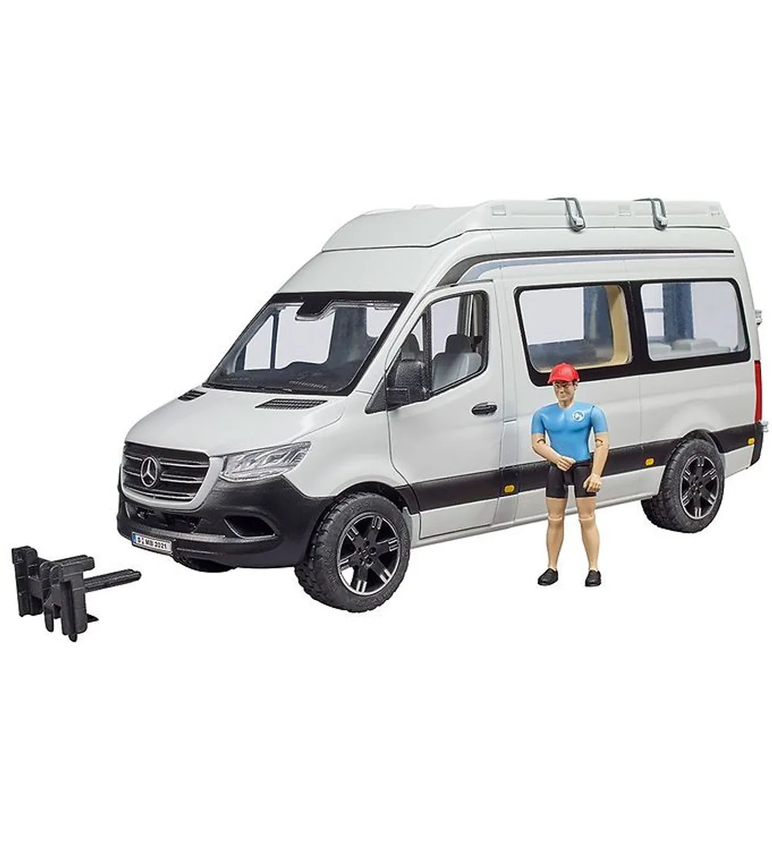 Bruder Bil - Mercedes Benz Sprinter Camper m. Kører - 02672