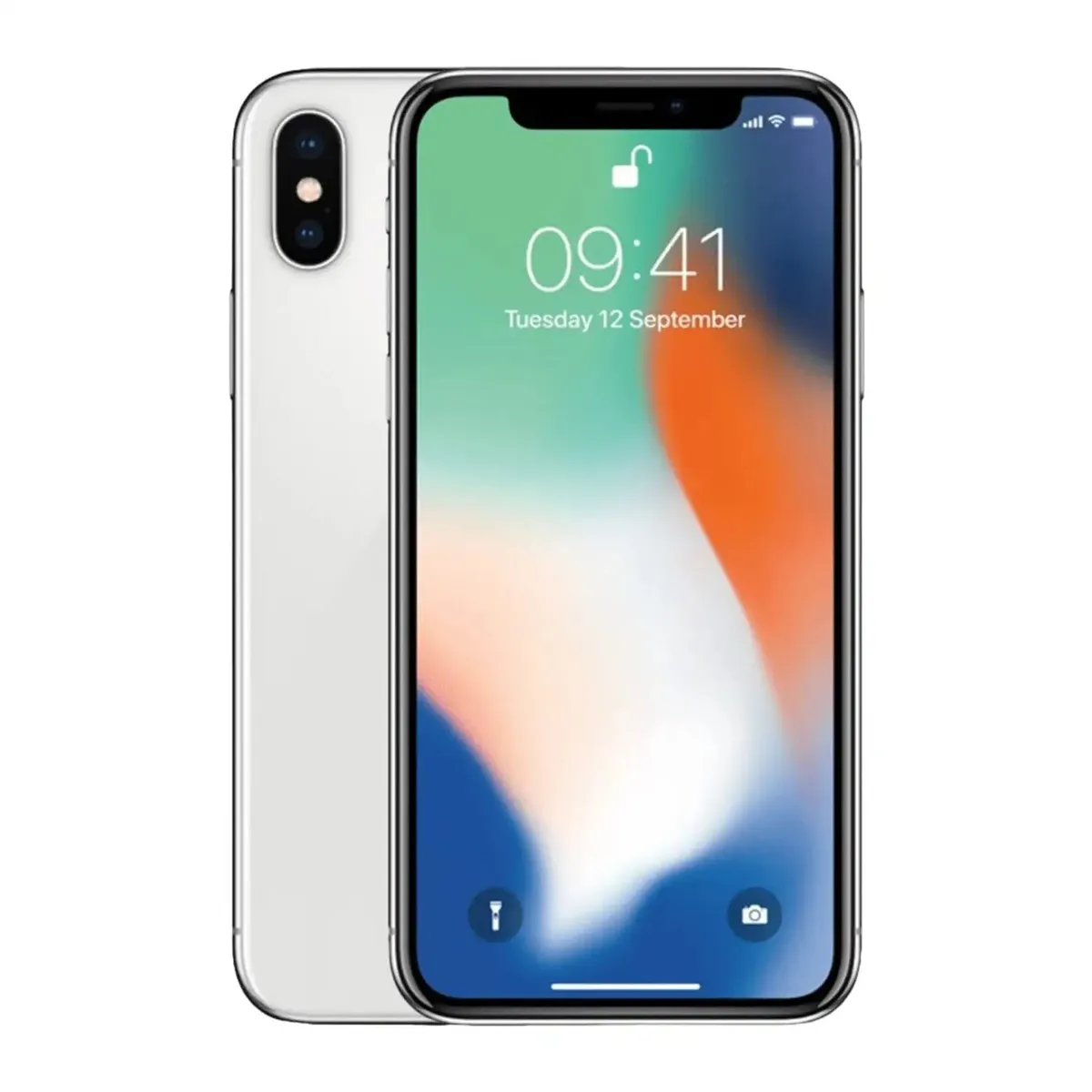 Brugt iPhone X - Sølv / Brugbar / 64GB