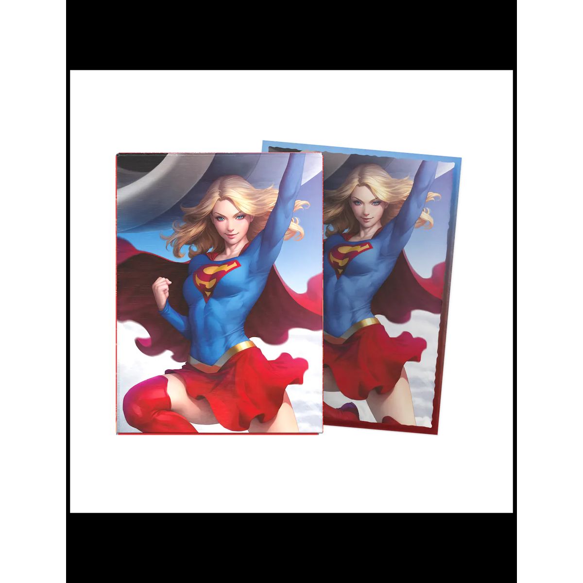 Brushed art sleeves - Supergirl - Superman series 2 - 100 stk - Dragon Shield