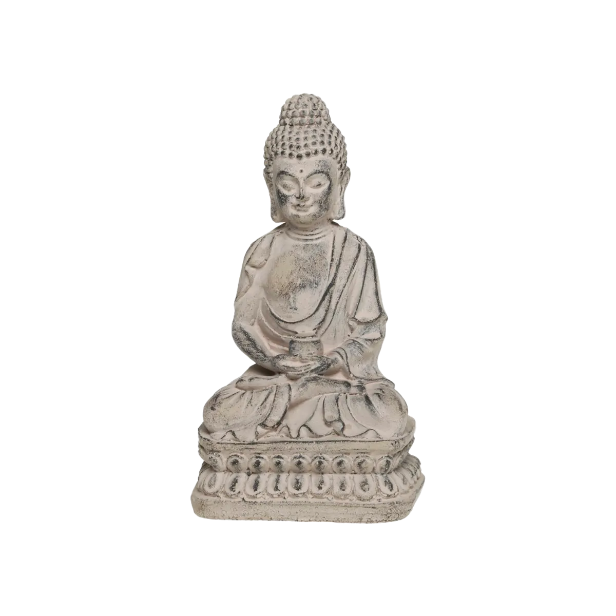 BUDDHA Figur siddende