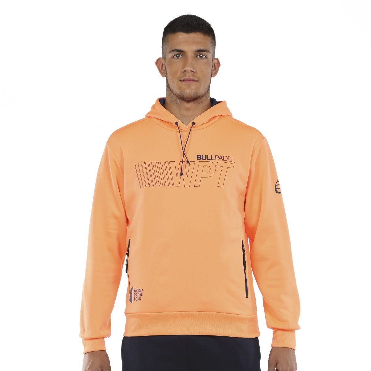 Bullpadel Viota Hoodie Naranja Fluor