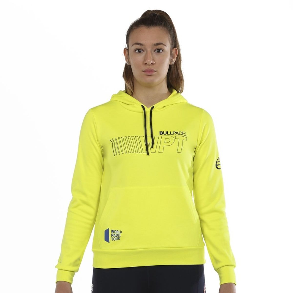 Bullpadel Yopal Hoodie Amarillo Azufre Fluor