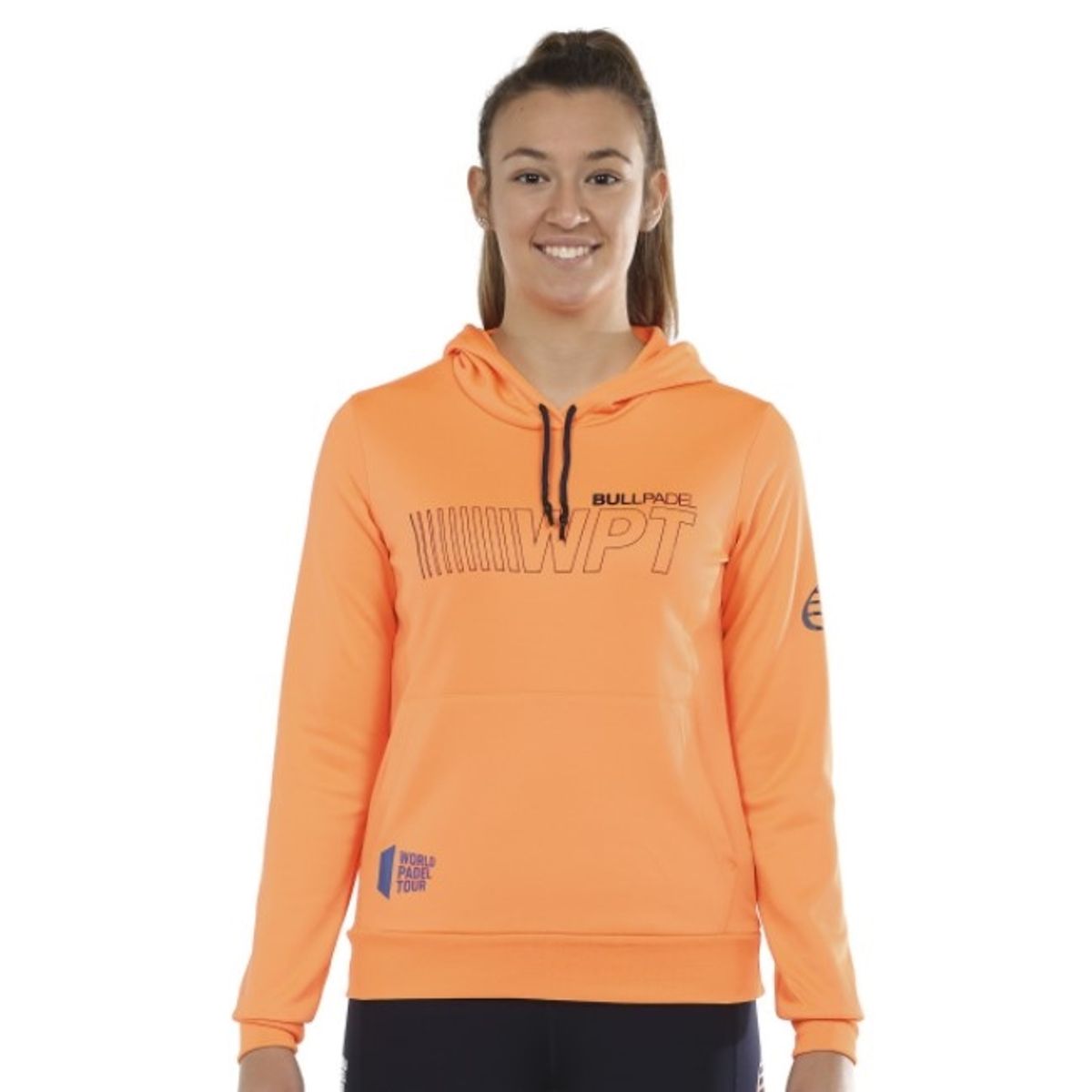 Bullpadel Yopal Hoodie Naranja Fluor