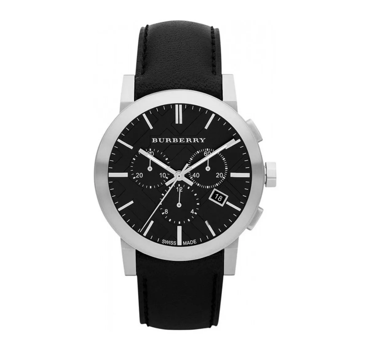 BURBERRY Chronograph Black Dial Herreur BU9356